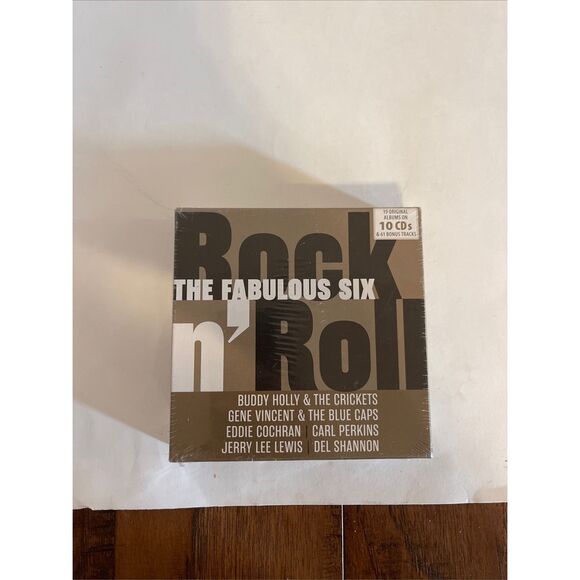 FABULOUS‎ SIX HOLLY COCHRAN VINCENT PERKINS Jerry Lee LEWIS Del SHANNON 10CD NEW - Picture 1 of 1